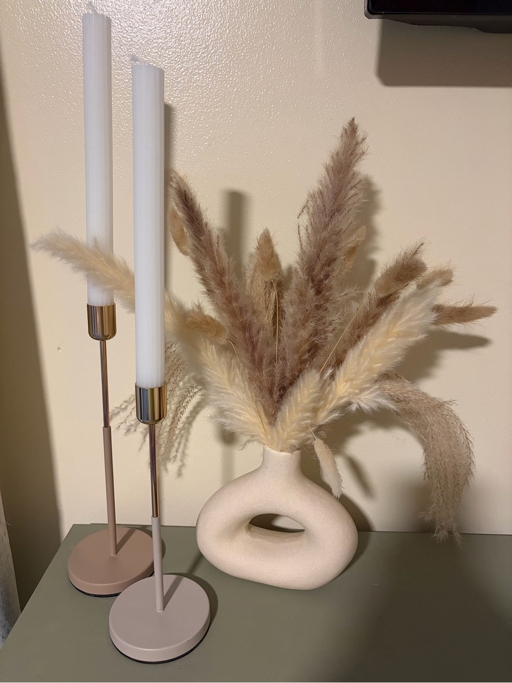 🧸2/$35🧸 Boho Lot - Candlesticks & vase